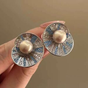 Cream Color Pearl Earrings
