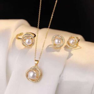 Necklace + Earrings + Finger Ring