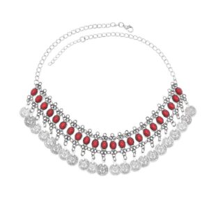 Red & White Color Necklace